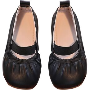 Girl Dress Shoes Toddler Flower Girl Dress Shoes Square Toe Ballet Flats for Party School Wedding Casual Shoes