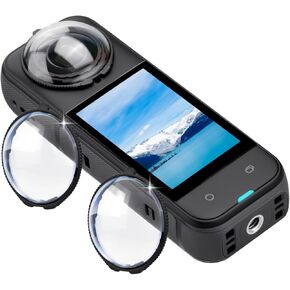 X5 Premium Lens Guard for Insta360 X5, High Transparency Tempered Glass Lens Protector Cover for Insta 360 X5 Protective Camera Anti-scratch Accessories
