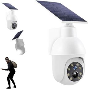 Appreciarel Simulated Surveillance Camera Street Light,Appreciarel Simulation Surveillance Camera Solar,Automatic Body Sensing for Home & Outdoor Protection (1pcs)