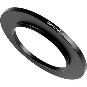 Step-up Adapter Rings,46mm to 67mm Step Up Ring,Step-Down Rings Filter Ring Adapter,for All Brands of DSLR Camera Lens UV ND CPL Stepping Rings Step Down Rings Filter Adapter