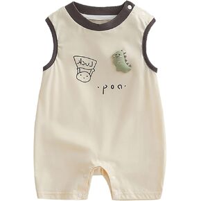 Boys 18 Months Clothes Newborn Baby Vest Class A Cotton Thin Men's and Women's Baby Climbing Boys 9-12 Months Clothes