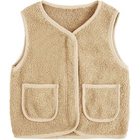 Baby Kids Sweater Vest Soft Cotton School 𝗨niform Sleveeless Waistcoat Vest Pullovers for Autumn and Winter