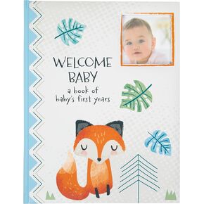 C.R. Gibson Our Little Snuggle Bug Baby Memory Book - First Year Milestones, Cute Keepsake for Baby