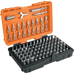 TRUPER PUN-100 1" Combination Insert Bit Set, 100-Pc with case