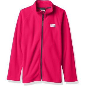 LEGO Wear Kids & Baby Full-Zip Fleece Cardigan Jacket, Dark Pink, 2T