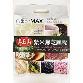 Purple Rice & Black Sesame Cereal, Sweet Taste Vegetarian, (14 Servings), 14.8 oz