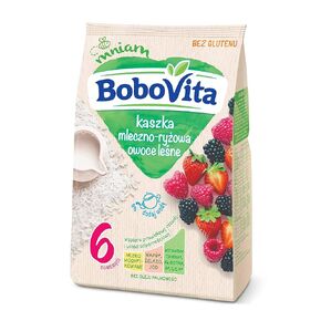 Bobovita Milk & Cereal with Forest Fruits 230g