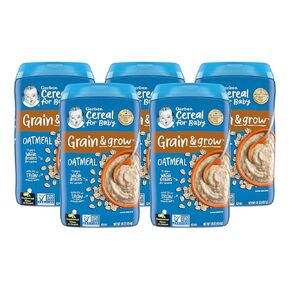 Gerber Baby Cereal, 1st Foods, Non-GMO Oatmeal, 16 OZ (Pack of 5)