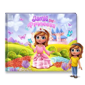Personalized Princess Story Book - Custom Book with Girls Name