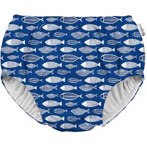 Eco Pull-Up Swim Diaper - Blue Fish - 18mo