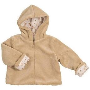 Angel Dear LIGHT TAUPE Cuddly-Fuzzy Jacket 12-18