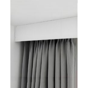 Decorative Blackout Valance ，for Windows Wall Mounted Pelmet Panel Cover Ceiling/Wall Mount Rod Baffle ，Bedroom Decorative Valance for Bay Window(10ft)