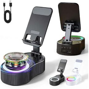 Sonicdrop ​​Dock-SPEAN NO-PAIR MAGIC SPEALER & Charging Stand ، Sonicdrop ​​Dock حامل ، صوت Drop-to-Play (أبيض)