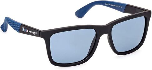 BMW Mens Injected Glasses Sunglasses, Matte Black, 54 US in Saudi Arabia