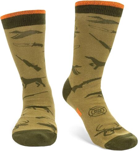 Lavley Born To Hunt, Forced To Work Socks for Men - Funny Gift for Deer Hunters and Outdoorsmen in Kuwait