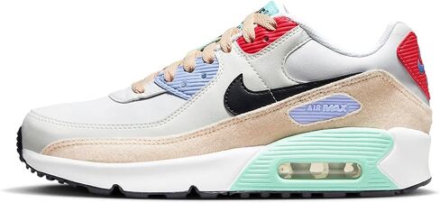 حذاء Nike Little Kids Air Max 90 LTR باللون الأحمر/الأبيض-الأحمر الغامض (DV3608 600) - 2 in Saudi Arabia