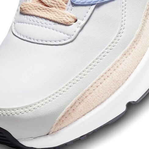 حذاء Nike Little Kids Air Max 90 LTR باللون الأحمر/الأبيض-الأحمر الغامض (DV3608 600) - 2 in Saudi Arabia