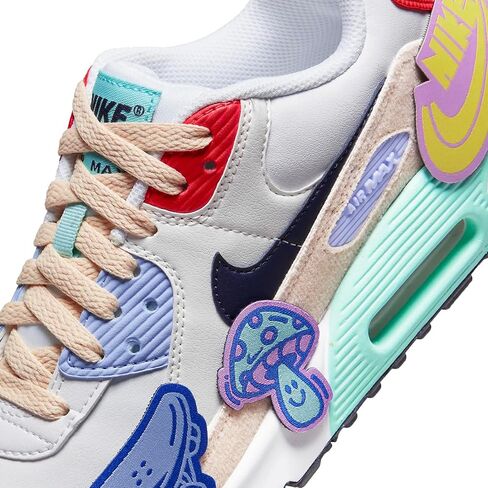 حذاء Nike Little Kids Air Max 90 LTR باللون الأحمر/الأبيض-الأحمر الغامض (DV3608 600) - 2 in Saudi Arabia