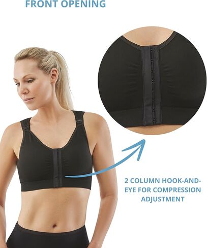 CAREFIX Bree Post-Op Bra Compression Front Closure Adjustable Straps Breast Reductions Augmentation Mastectomy Recovery 3831 in Saudi Arabia