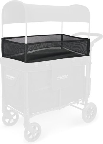 WONDERFOLD 4-Sided Shade Net Stroller Wagon Accessory Featuring 360 Degrees of Coverage Made with Lightweight Mesh Sides for Ventilation and Visibility (Fits Only W2 Elite/Luxe) in Kuwait