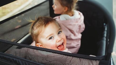WONDERFOLD 4-Sided Shade Net Stroller Wagon Accessory Featuring 360 Degrees of Coverage Made with Lightweight Mesh Sides for Ventilation and Visibility (Fits Only W2 Elite/Luxe) in Kuwait