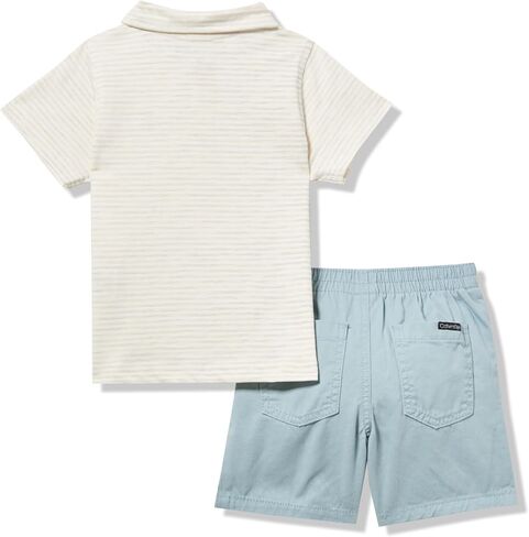 Calvin Klein baby-boys 2pc Polo Short Set in Saudi Arabia