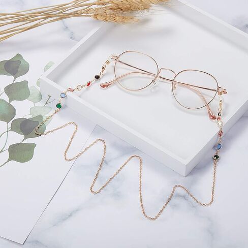 Frienda 2 Pieces Pearl Beaded Eyeglass Chain Pearl Sunglasses Chain Reading Eyeglasses Holder Strap Cord Lanyard Eyewear Retainer in Saudi Arabia