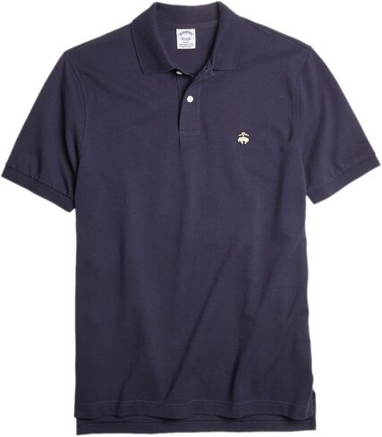 Brooks Brothers Men's Original Fit Performance Pique Polo Shirt Navy Blue (Large) in Saudi Arabia