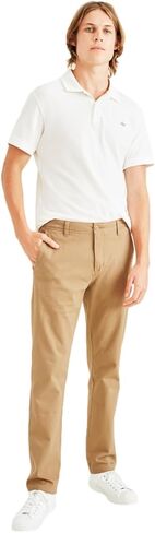 Dockers Men's Slim Fit Ultimate Chino with Smart 360 Flex, Egret Cream, 33W x 34L in Saudi Arabia