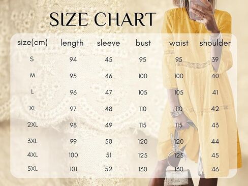 Women Plus Size Linen Dress 2024 Casual Eyelet 3/4 Sleeve Loose Crewneck A Line Flowy Midi Dress Vacation Outfits in Saudi Arabia
