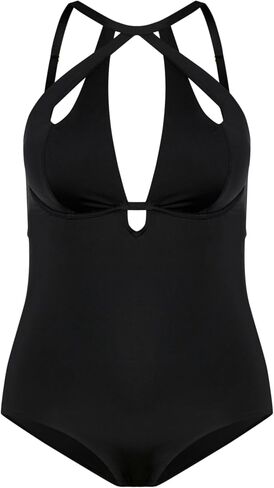 City Chic Plus Size Cancun UW 1 PC, in Black, Size, 14 in Saudi Arabia