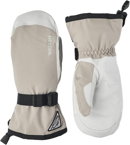 Hestra Unisex Powder Gauntlet Mitt, Windproof, Leather Everyday Winter Wear, Alpine Skiing Mitten for Men & Women in Saudi Arabia