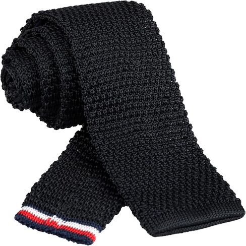 Tommy Hilfiger TH KNIT SOLID GLOBAL STRIPE TIE in Saudi Arabia