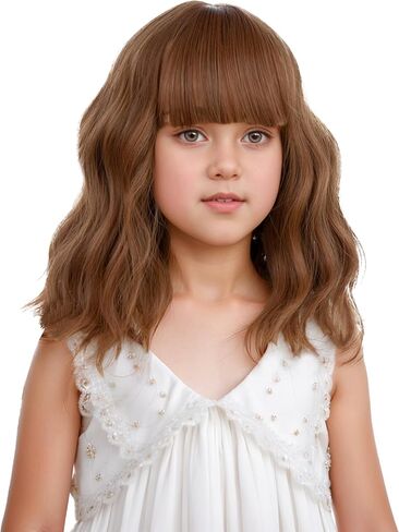 DUDUWIG Black White Wig Short Half Black Half White Wig With Bangs Black White Wig for Kid Girls Cosplay Wig Halloween Wig in Kuwait