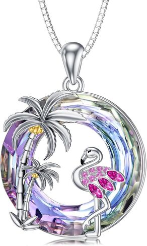 TOUPOP Dolphin Gifts for Women Sterling Silver Ocean Animal Dophin Crystal Pendant Necklaces for Girls Jewelry Birthday Valentine Christmas Gifts in Saudi Arabia