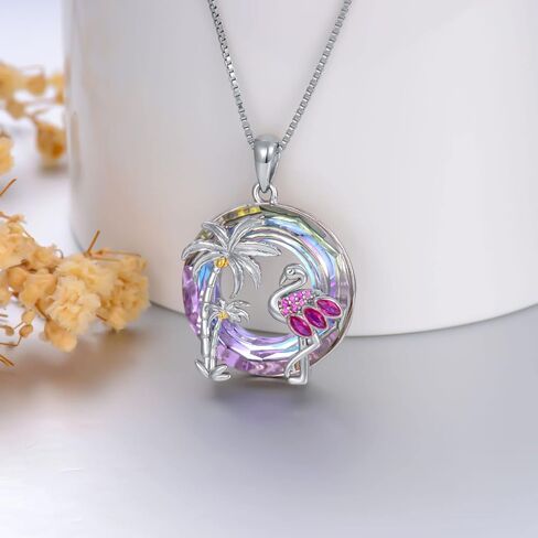TOUPOP Dolphin Gifts for Women Sterling Silver Ocean Animal Dophin Crystal Pendant Necklaces for Girls Jewelry Birthday Valentine Christmas Gifts in Saudi Arabia