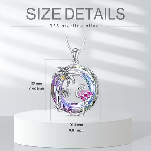 TOUPOP Dolphin Gifts for Women Sterling Silver Ocean Animal Dophin Crystal Pendant Necklaces for Girls Jewelry Birthday Valentine Christmas Gifts in Saudi Arabia