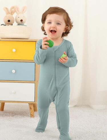 Jimonda Baby Boy Romper 4-Pack-بيجاماس من الخيزران لمدة 0-24 شهر in Kuwait
