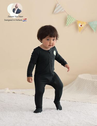 Jimonda Baby Boy Romper 4-Pack-بيجاماس من الخيزران لمدة 0-24 شهر in Kuwait