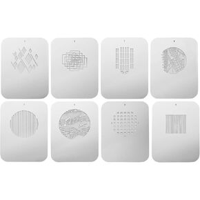 gobos for optical snoot 8pcs/set Gobos Graphics Cards Metal Plates with Hollow Patterns for Optical Snoot Conical Focalize Condenser Art Special Effects Shaped Beam Light Photography Light Acces