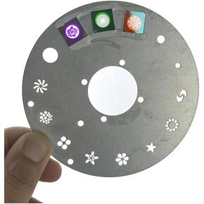 10CM 200W/230W Rotating Glass GOBO for Moving Head Lights – Color Pattern Disc