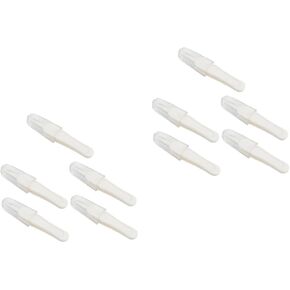 Kisangel 2sets 5pcs Cleaning Tweezers Tip Nose Clips for Safe Ear Nose Care Gentle for Relief 5pcs*2