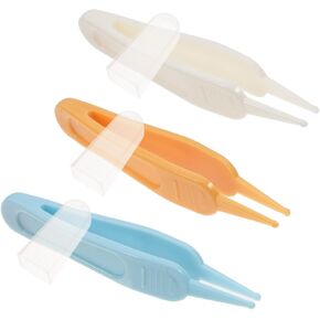 Kisangel 3pcs Cleaning Clip ملقط آمن لأنف الأذن والمواد المتينة السرة وأداة الرعاية الأساسية