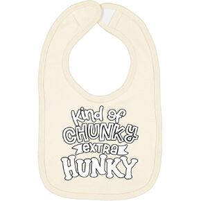 Wild Bobby Kind of Chunky Extra Hunky Humor Infant Premium Jersey Baby Bib