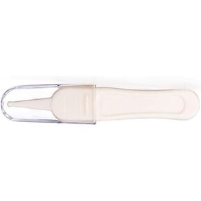 ERINGOGO 2Pcs Safe Cleaning Tweezers for Nose Ear and Navel Care Tools White for Gentle and