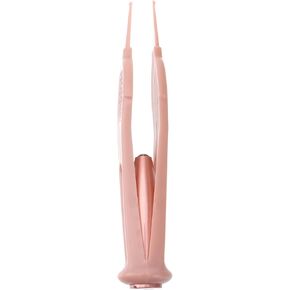 SUPVOX Nose Cleaning Tweezer Clip Gentle Ear Navel Eye Cleaner with LED Light Durable Skid Handle for Care Pink