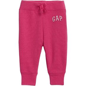 GAP Baby Girls' Logo Pull-on Jogger Sweatpants
