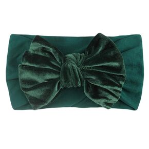 Baby Solid Headwear Girls Accessories Bow Kids Velvet Hair Headband Band Baby Care for 0-4 years old (Wine#7y, One Size)