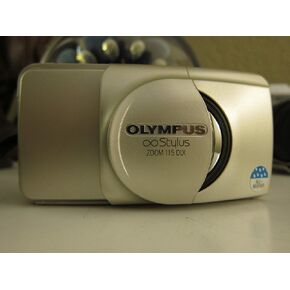 OM SYSTEM OLYMPUS Stylus Zoom 115 QD DLX Date 35mm Camera