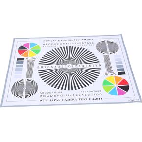 CCTV Lens Test Chart for Alignment and Calibration Durable Lens for Indoor Outdoor Use Simplified Focus Tool for Image Assessment and Maintenance